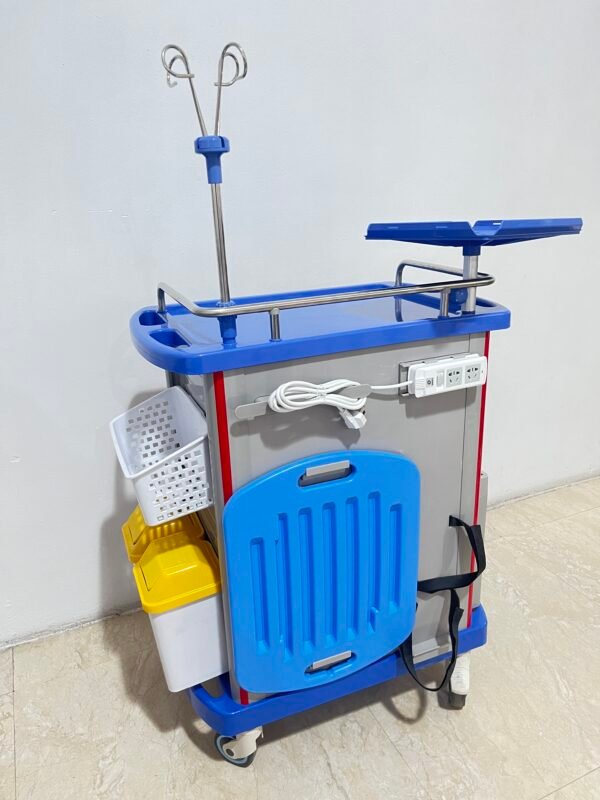 ABS Emergency Crash Cart Defibrillator Shelf