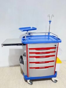 ABS Emergency Crash Cart IV Pole