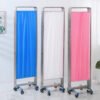 Folding Medical Privacy Screen with Curtain Folding Medical Privacy Screen with Curtain