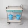 Medical Dressing Trolley Stainless Steel Construction