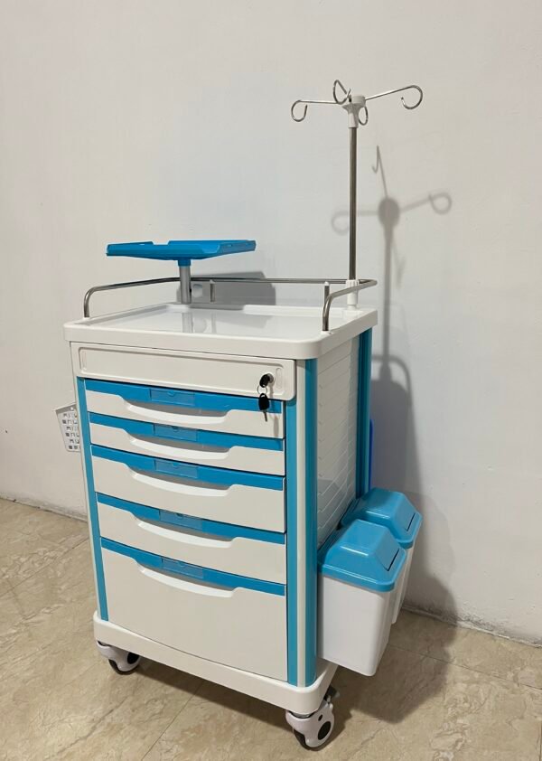 Hospital Emergency Crash Cart Drawer Storage