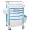 Hospital Emergency Crash Cart with IV Pole Details