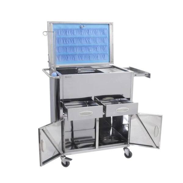 Medical Emergency Trolley with Drawers
