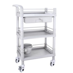 ABS Medical Trolley with Storage Drawers