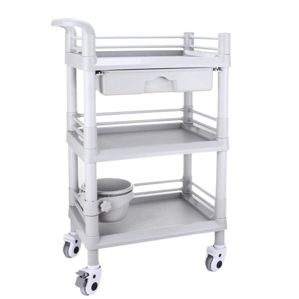 ABS Medical Trolley with Storage Drawers