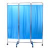hospital ward folding screen stainless steel privacy with wheels Medical Privacy Screen with Wheels