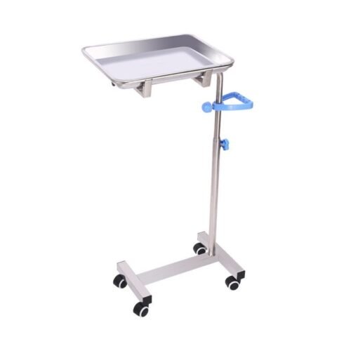 medical stainless steel mayo instrument tray stand