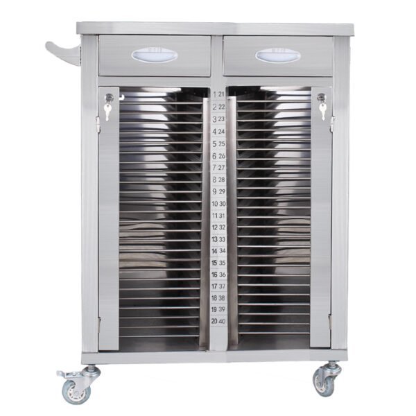 Medical Record Cart with 40 Compartments
