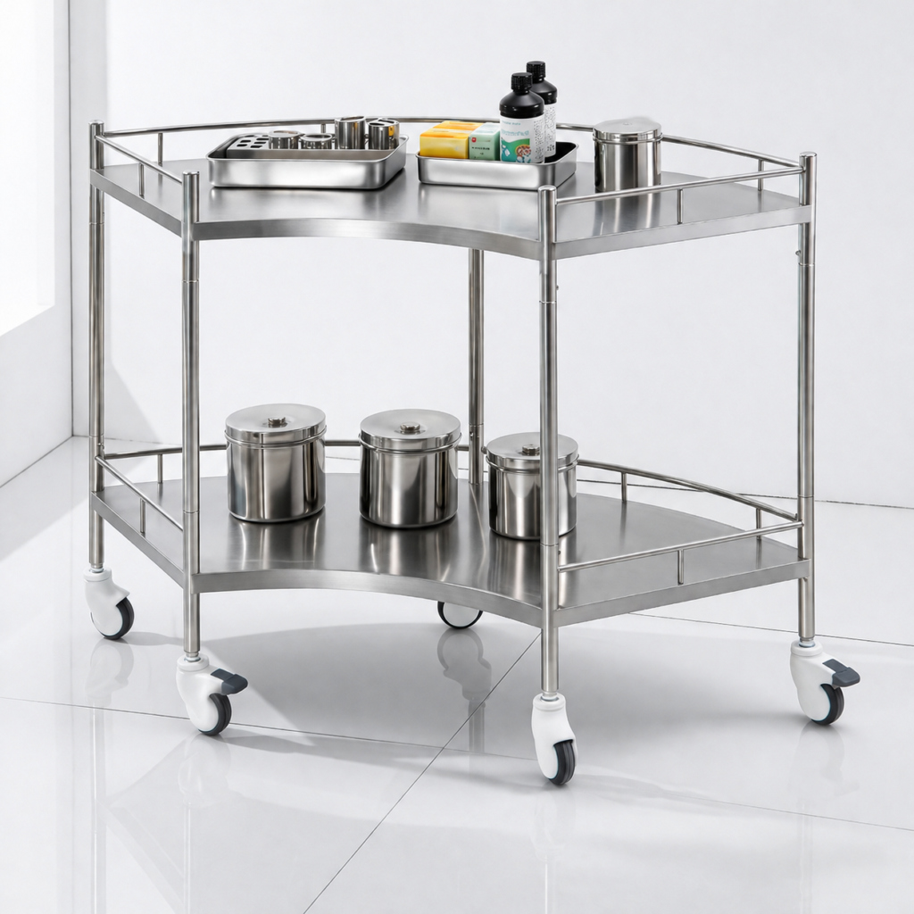 fan-shaped-instrument-trolley-304-stainless-steel