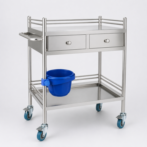 Medical Treatment Cart in 304 Stainless Steel