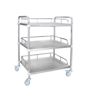 Stainless Steel Dressing Trolley for Hospital and Clinic