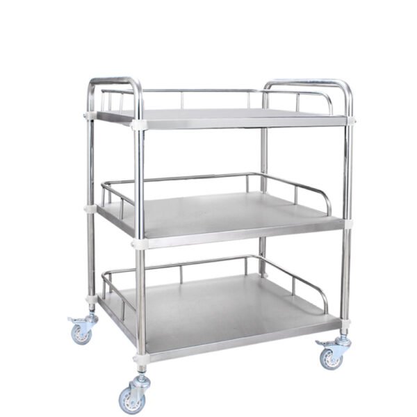 Stainless Steel Dressing Trolley for Hospital and Clinic