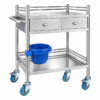 Medical Treatment Cart with Double Drawers