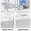 Stainless Steel Obstetric Trolley for Hospital