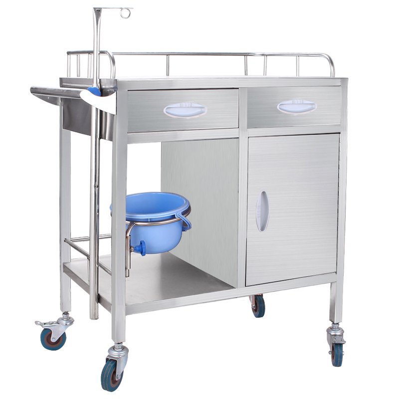 Obstetric Delivery Trolley in 304 Stainless Steel