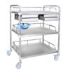Hospital Medical Dressing Trolley Front View