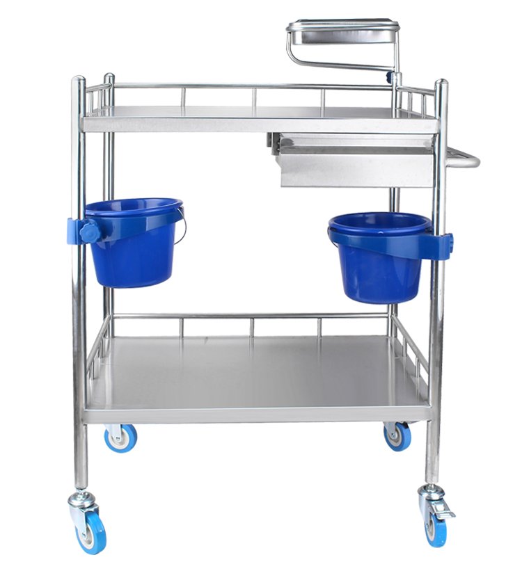 Stainless Steel Treatment Trolley with single Drawers