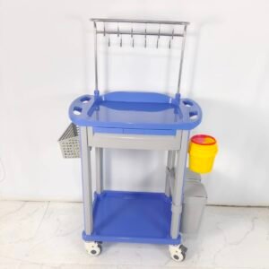 3-Tier Medical Treatment Trolley with Drawer