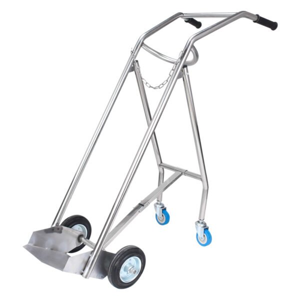 Stainless Steel Oxygen Cylinder Trolley for Hospital oxygen-cylinder-trolley-stainless-steel