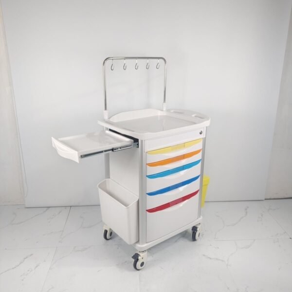 5 Drawer Emergency Crash Cart for ICU