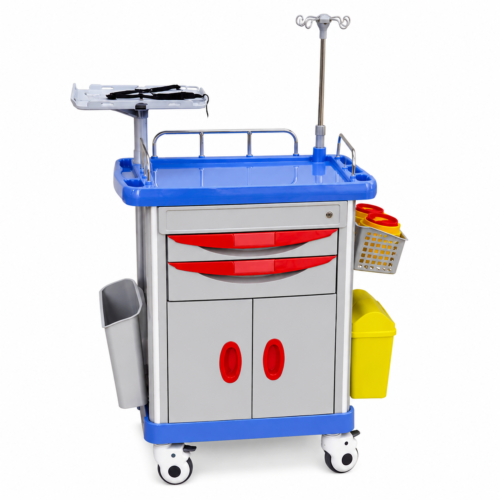 Emergency Crash Cart with Drawers for Hospital ICU Emergency Room