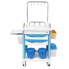 Medical Nursing Cart with Drawer and Waste Bin