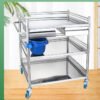 Stainless Steel Dressing Trolley with Drawer