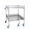 Stainless Steel Dressing Trolley with One Drawer and Three Shelves