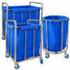 Stainless Steel Hospital Laundry Trolley with Waterproof Bag