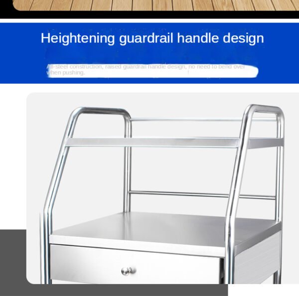 Stainless Steel Nursing Trolley for Hospital