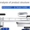Mobile Treatment Trolley with Medical Casters