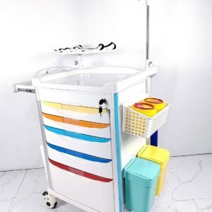 Emergency Crash Cart with Central Locking System