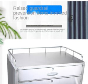 Medicine Trolley with Drawer Storage
