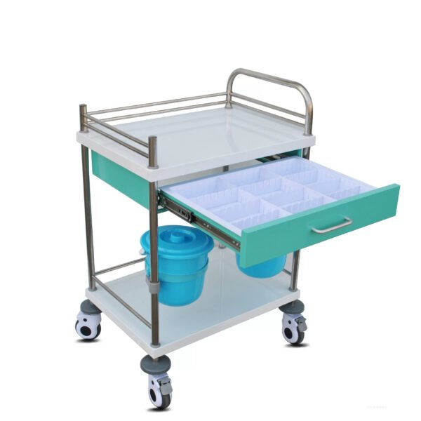 Mobile Medical Dressing Cart with Medical Casters