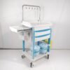 Mobile Medical Nursing Cart with Caster Wheels