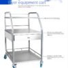 Nursing Trolley with Drawer and Shelves