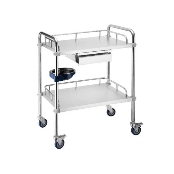 Medical Dressing Cart with Shelves