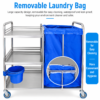 Hospital Linen Trolley with Blue Laundry Bag