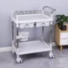 Mobile 3 Tier Medical Utility Cart for Clinic