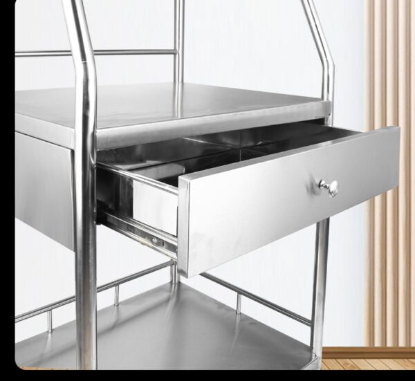 Stainless Steel Medical Nursing Trolley