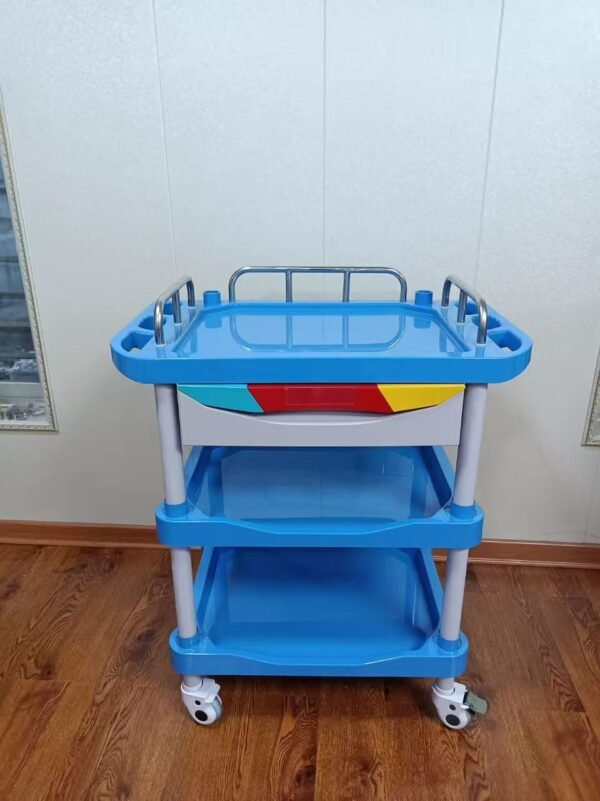 Stainless Steel Treatment Trolley for Clinical Use