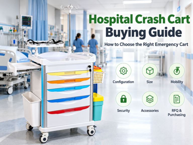Hospital crash cart buying guide for hospital buyers and distributors