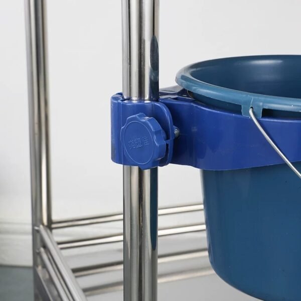 Hospital Dressing Trolley with Drawers and Waste Bucket