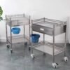 Stainless Steel Medical Trolley for Clinics and Hospitals
